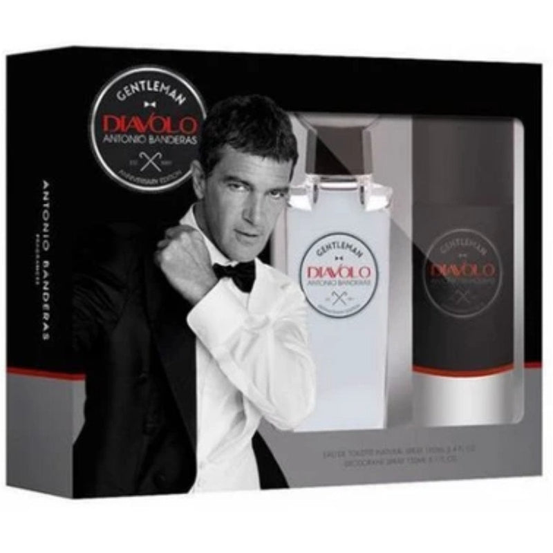 Estuche Gentleman Diavolo Antonio Banderas Edt 100Ml+150Ml Deo Hombre