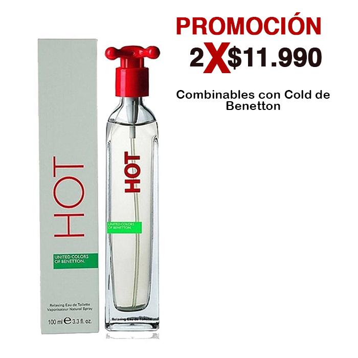 Hot For Her Benetton Edt 100Ml Mujer